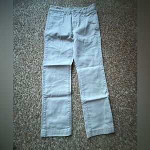 GAP kids khakis pants adj waist cream color size 10 regular